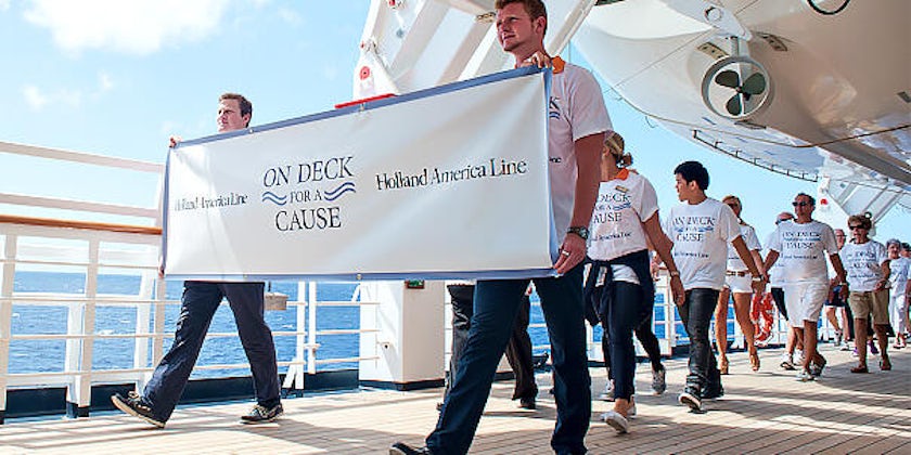 Holland America's On Deck for a Cause (Photo: Holland America)