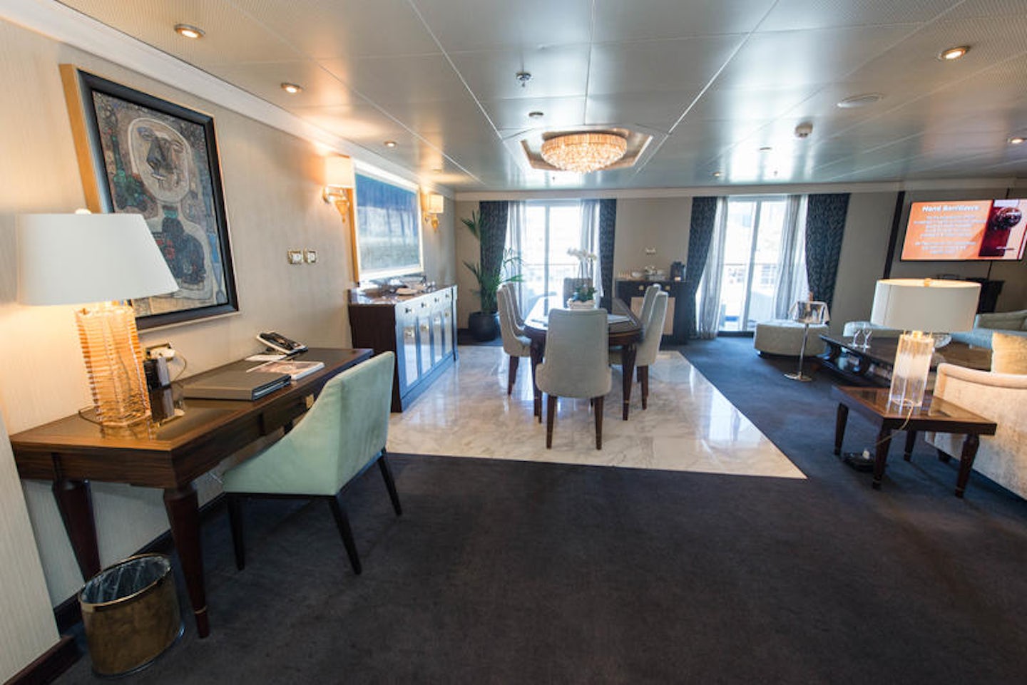 The Master Suite on Seven Seas Navigator
