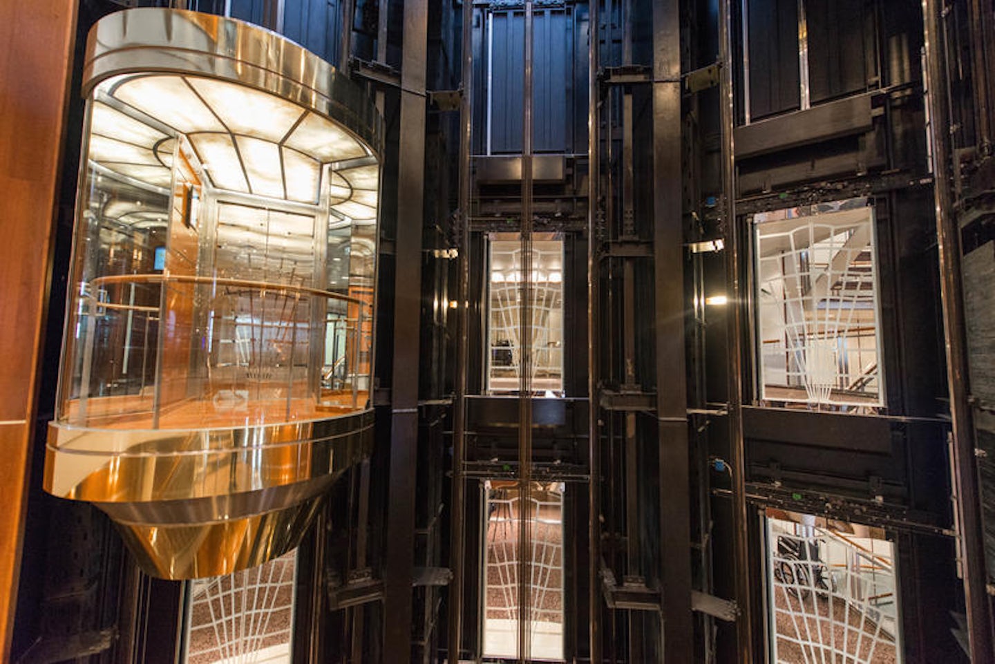 Elevators on Seven Seas Navigator