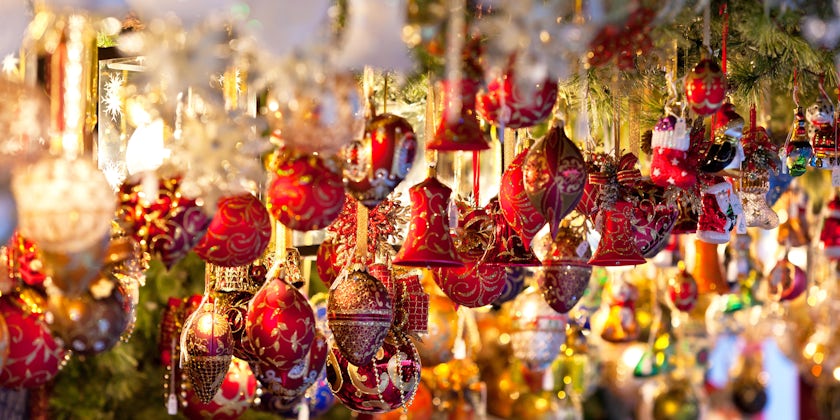 Christmas Decorations in a European Market (Photo: dvoevnore/Shutterstock)