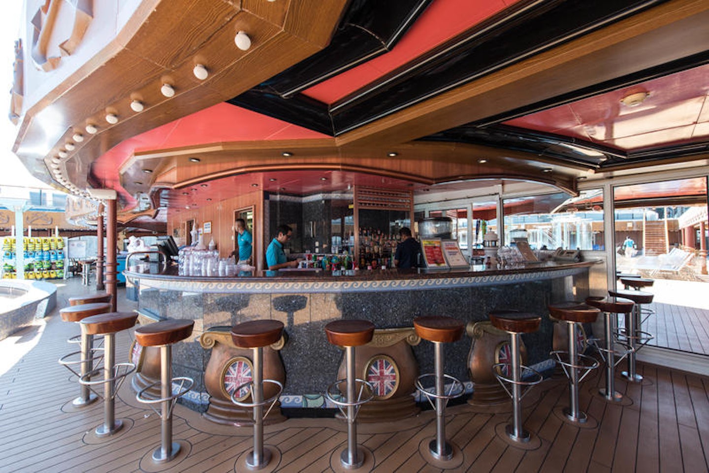 Odyssey Pool Bar on Carnival Miracle