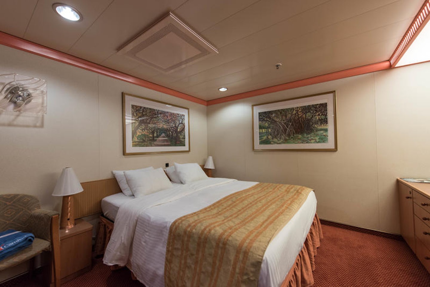 The Interior Cabin on Carnival Miracle
