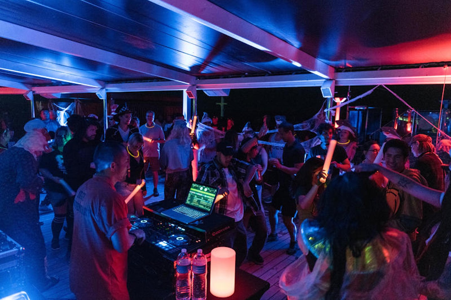 Adults Only Deck Party at Serenity on Carnival Miracle
