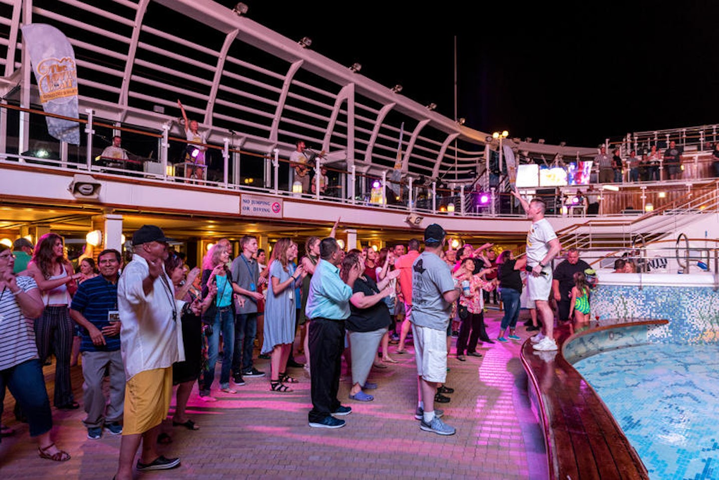 "The Love Boat" Disco Deck Party on Emerald Princess