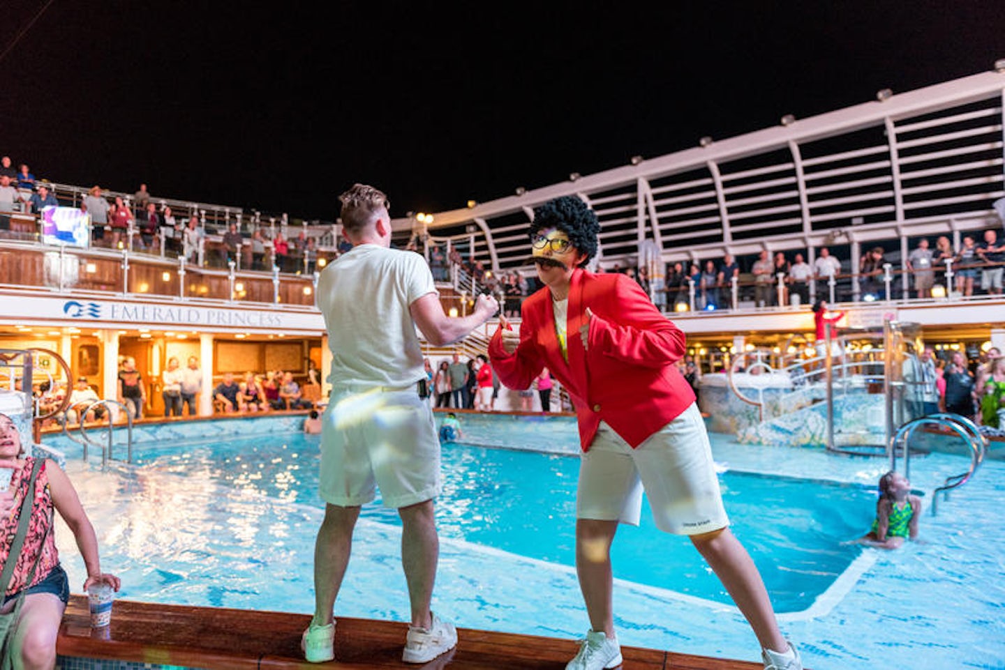 "The Love Boat" Disco Deck Party on Emerald Princess