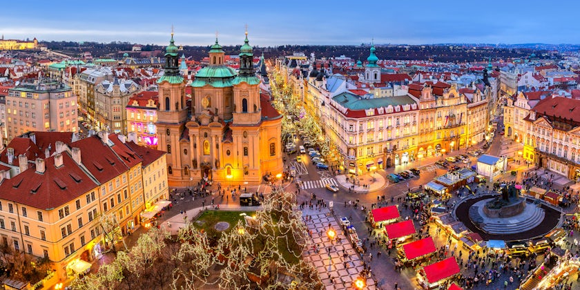 Christmas Market on Old Town Square in Prague, Czech Republic (Photo: Rostislav Glinsky/Shutterstock)