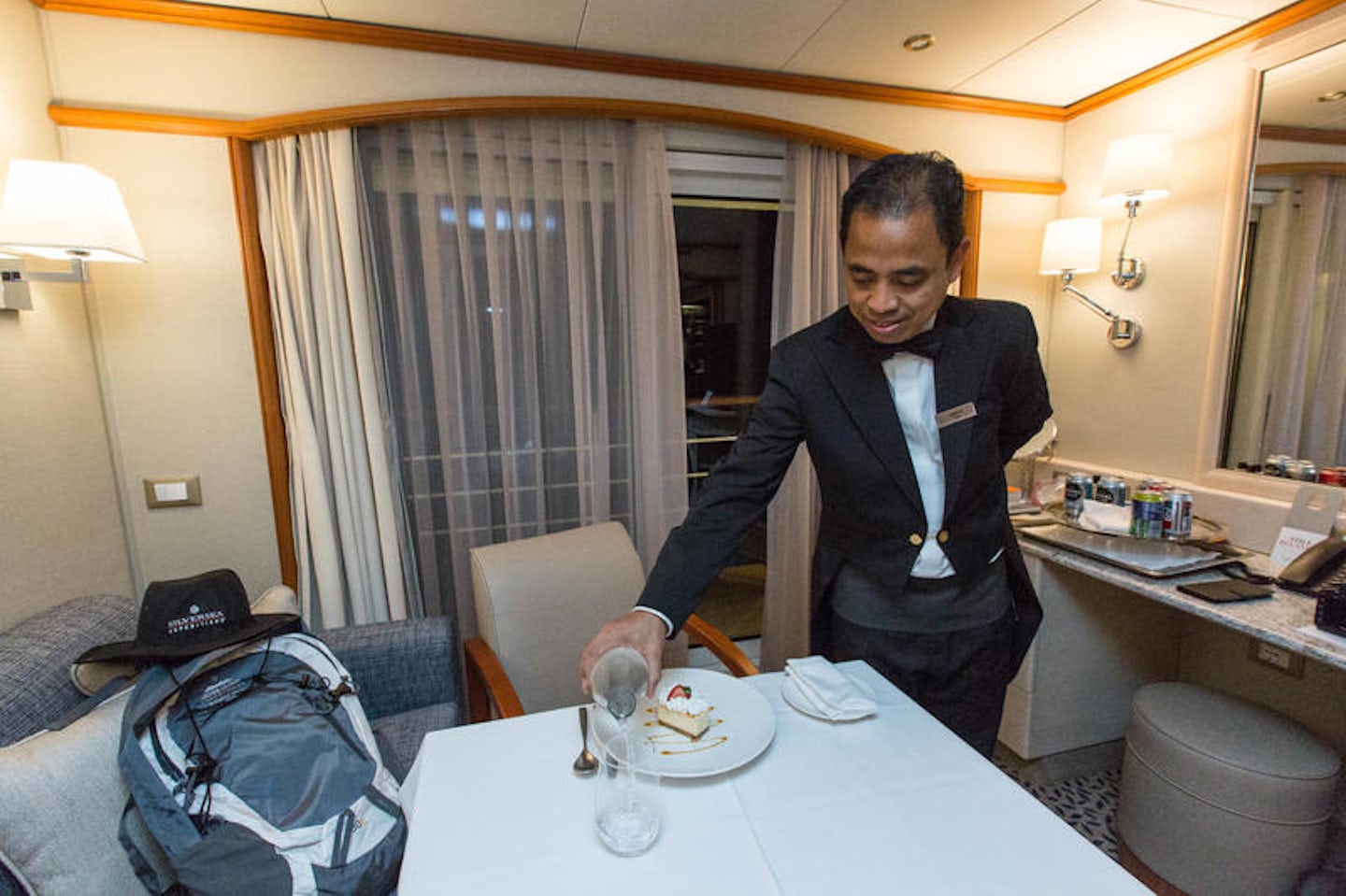 Room Service on Silver Cloud Expedition