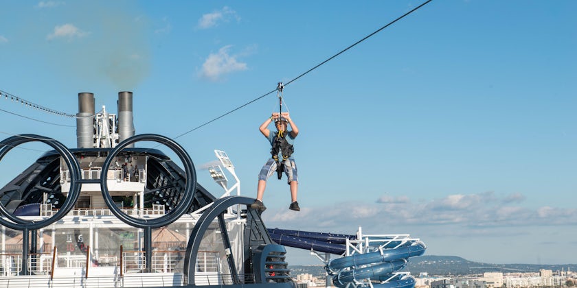 The Zipline on MSC Seaside (Photo: Cruise Critic)