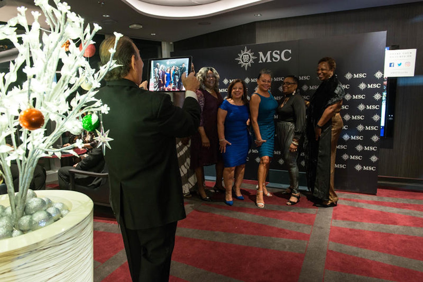 Captain's Welcome Aboard Party on MSC Seaside