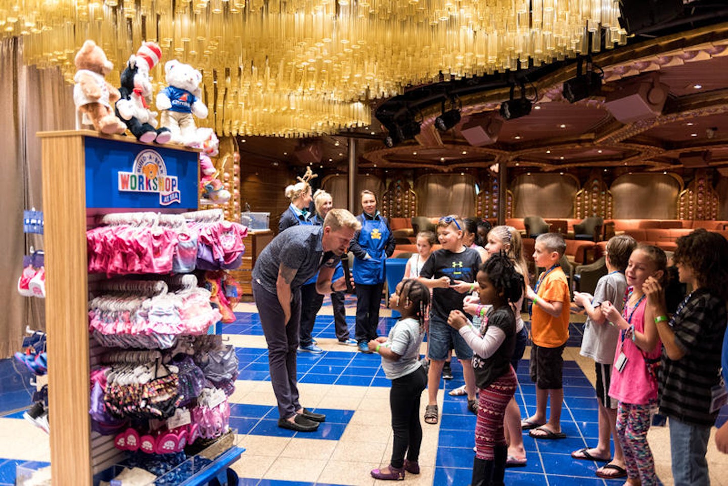 Build-A-Bear Workshop at Sea in the Cole Porter Aft Lounge on Carnival Elation