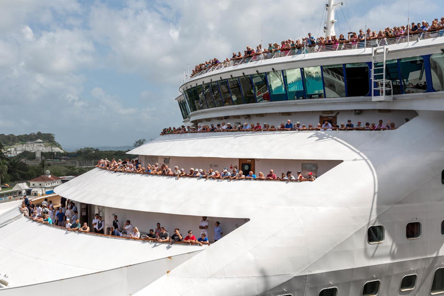 Panama Canal on Holland America Zuiderdam Cruise Ship Cruise Critic