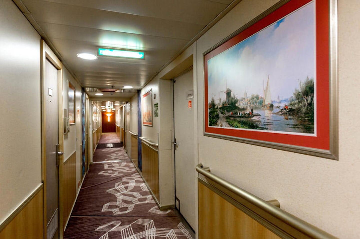 Hallways on Zuiderdam