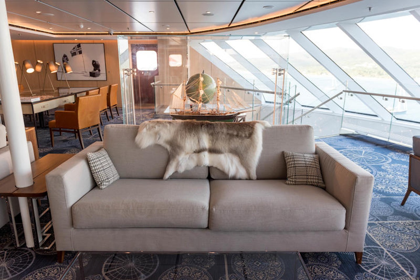 Explorers' Lounge on Viking Sea