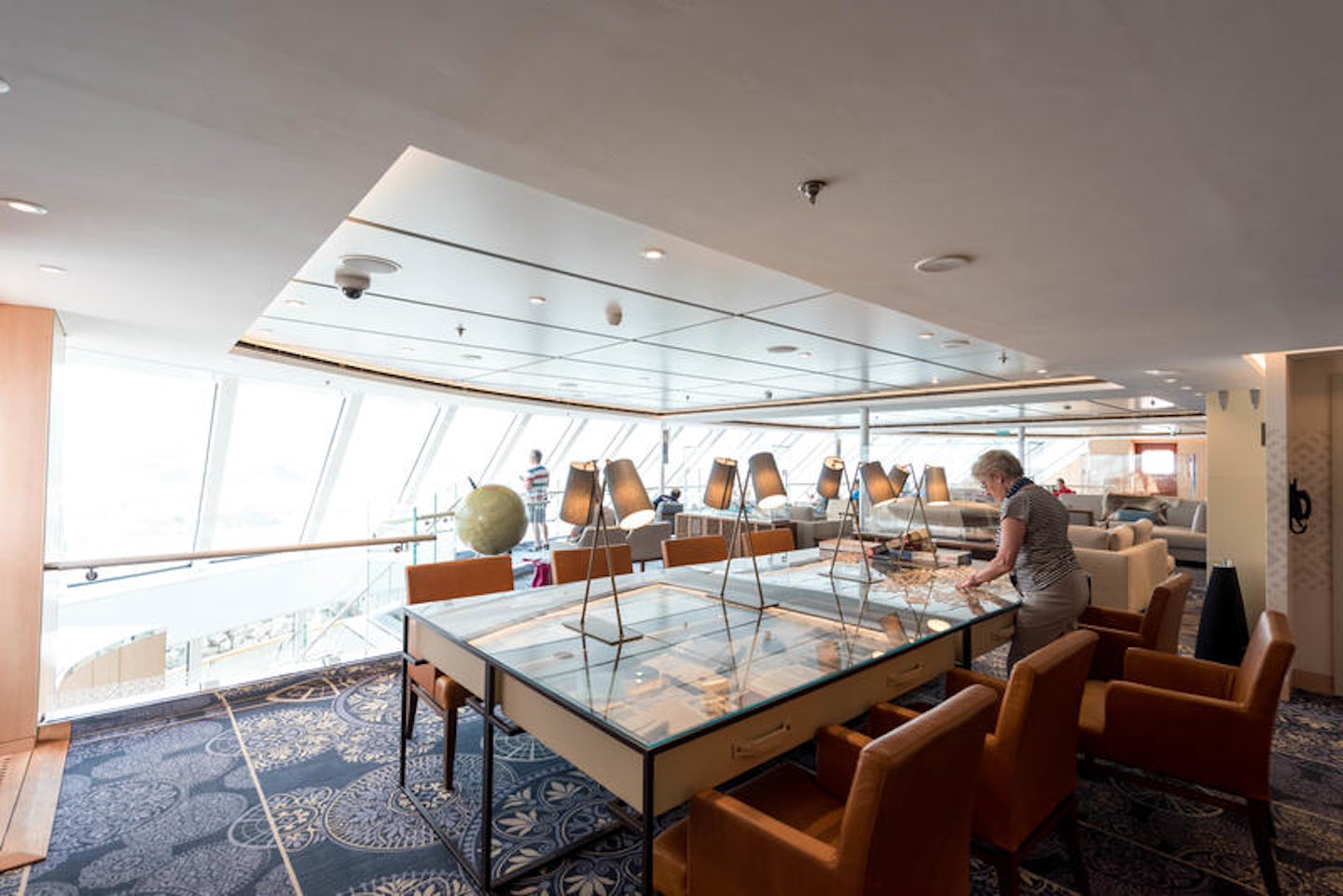 Explorers' Lounge on Viking Sea