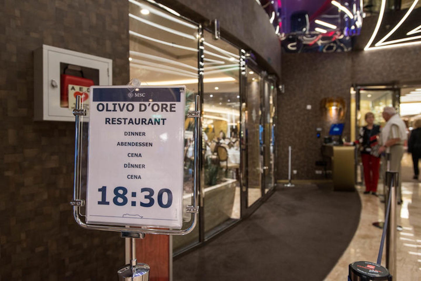 L'Olive Doree Restaurant on MSC Meraviglia
