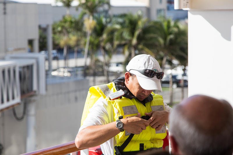 Muster Drill on Holland America Nieuw Amsterdam Cruise Ship Cruise Critic