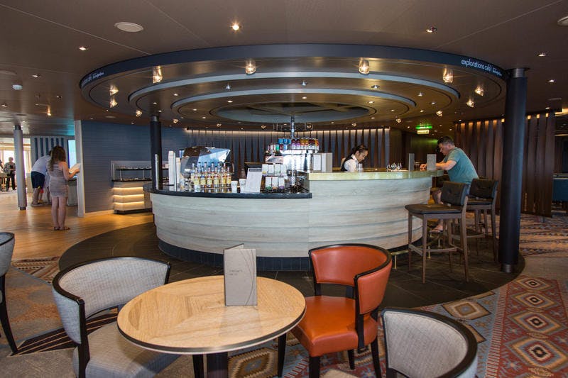 Explorations Cafe on Holland America Nieuw Amsterdam Cruise Ship