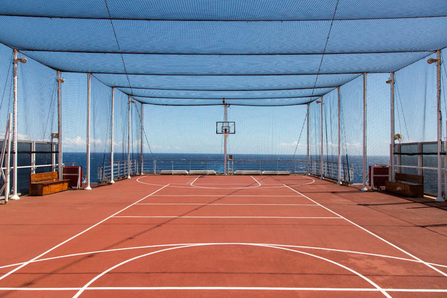Basketball and Volleyball Courts on Nieuw Amsterdam