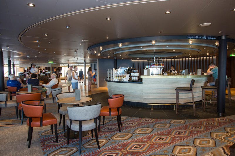 Explorations Cafe on Holland America Nieuw Amsterdam Cruise Ship