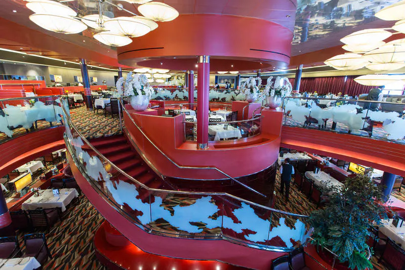 Manhattan Dining Room on Holland America Nieuw Amsterdam Cruise Ship