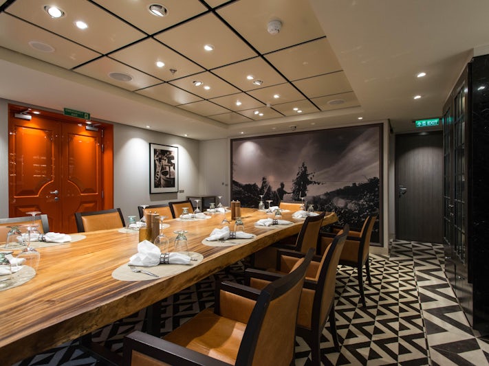 Manfredi's Italian Restaurant Private Dining Room on Viking Sky