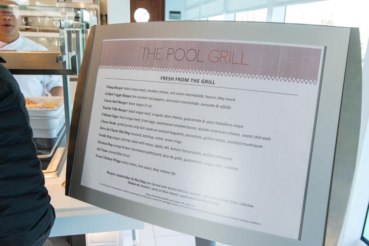 The Pool Grill on Viking Sky