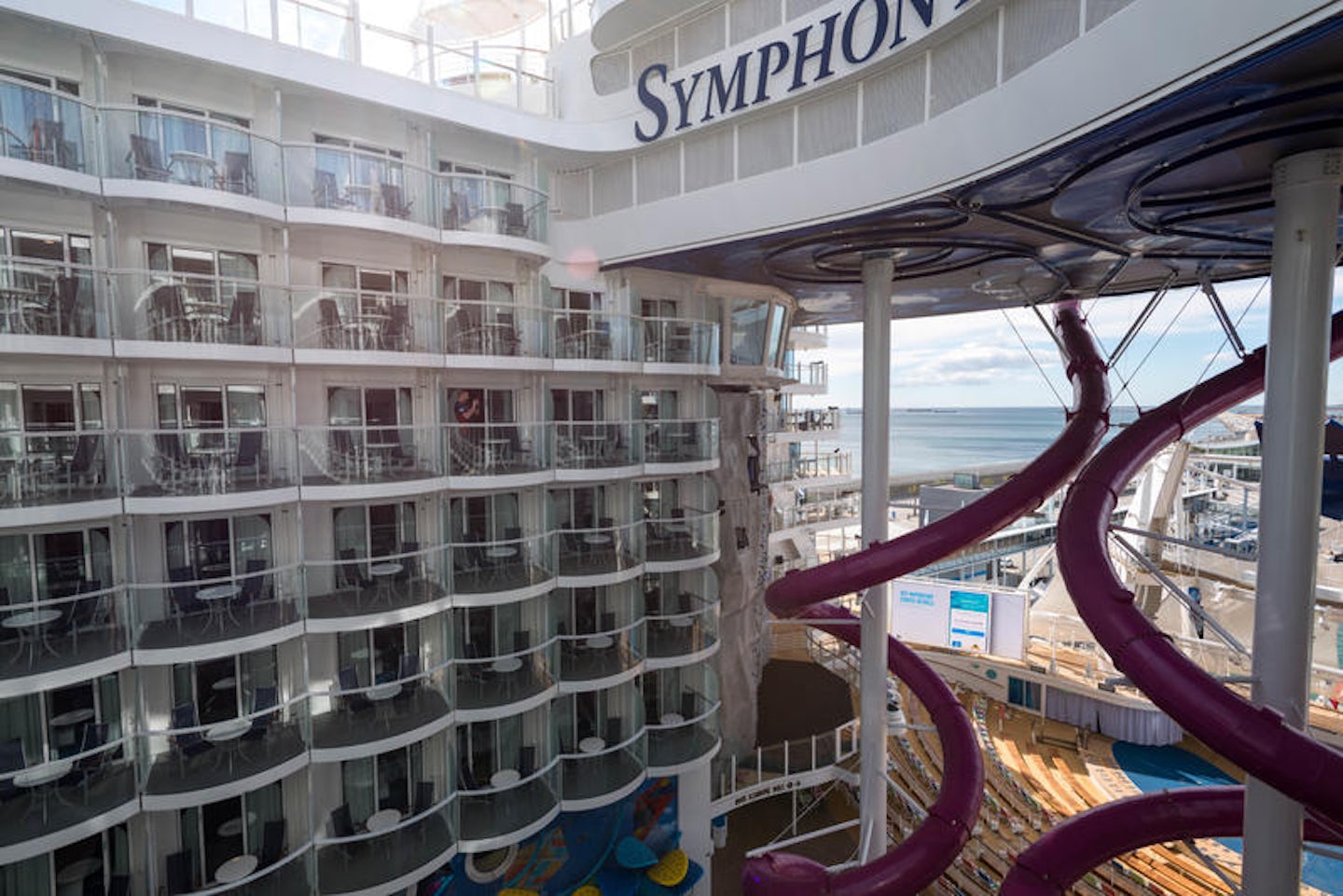 The Boardwalk View Balcony on Symphony of the Seas