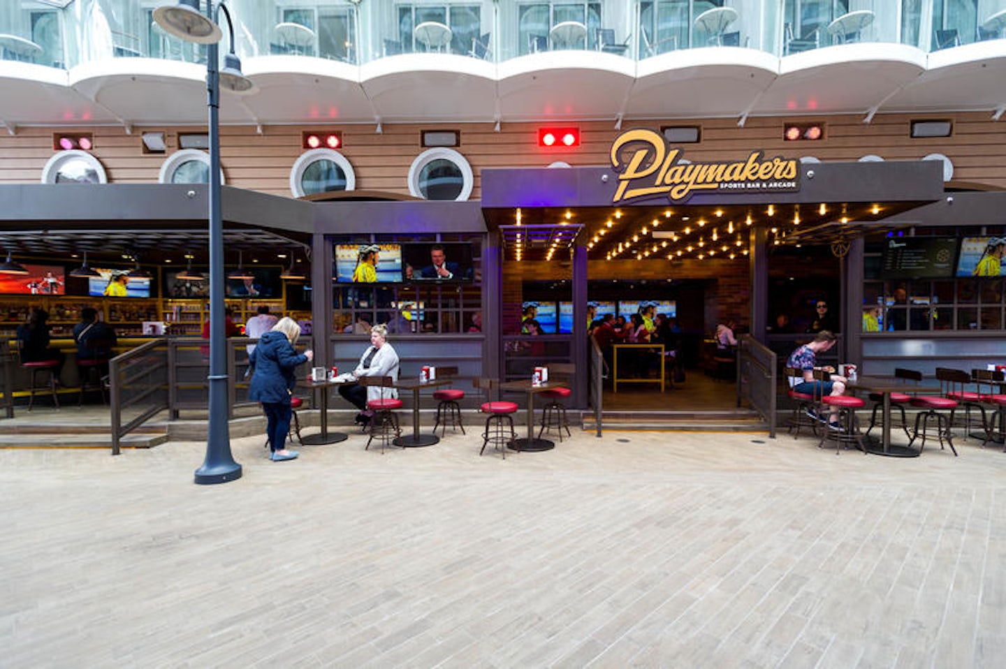 Playmakers Sports Bar & Arcade on Symphony of the Seas