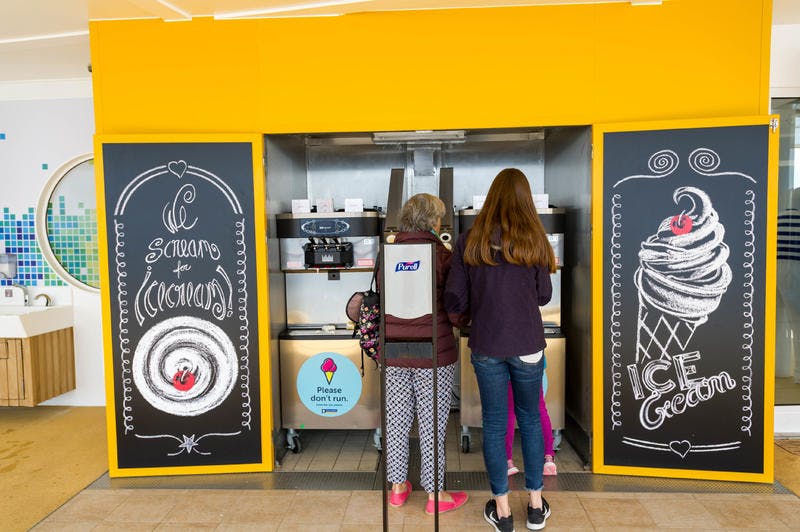 Ice Cream Machine on Royal Caribbean Symphony of the Seas Ship Cruise