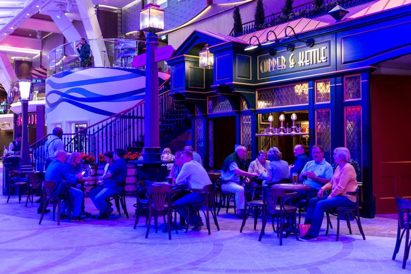 Copper & Kettle Pub on Royal Caribbean Symphony of the Seas Ship