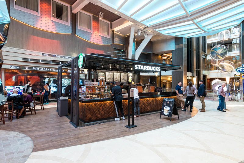 Starbucks on Royal Caribbean Symphony of the Seas Cruise Ship Cruise