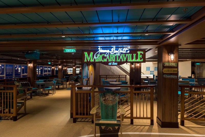 Jimmy Buffett's Margaritaville at Sea on Norwegian Bliss Cruise Ship