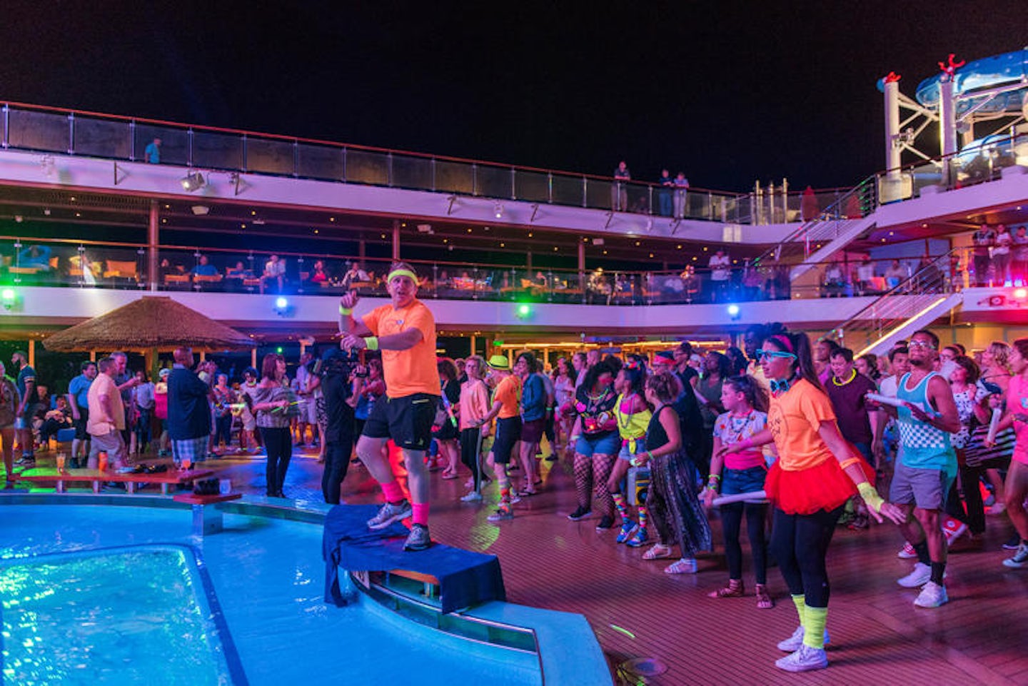 80s Rock and Glow Party on Carnival Horizon