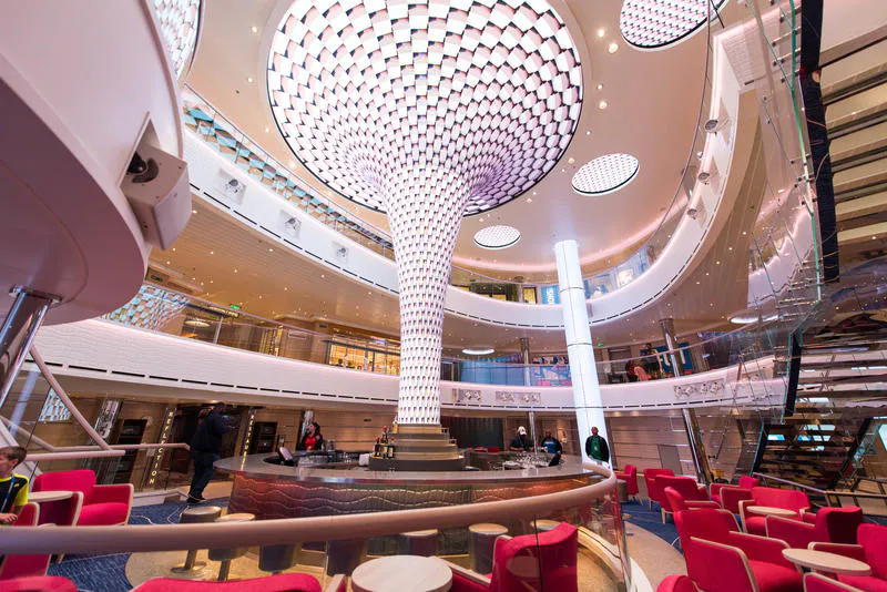 Atrium on Carnival Horizon Cruise Ship Cruise Critic