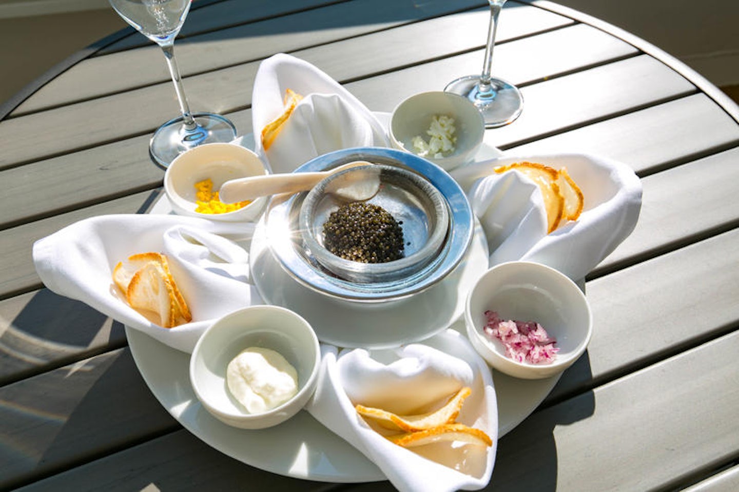Complimentary Caviar on Seabourn Ovation