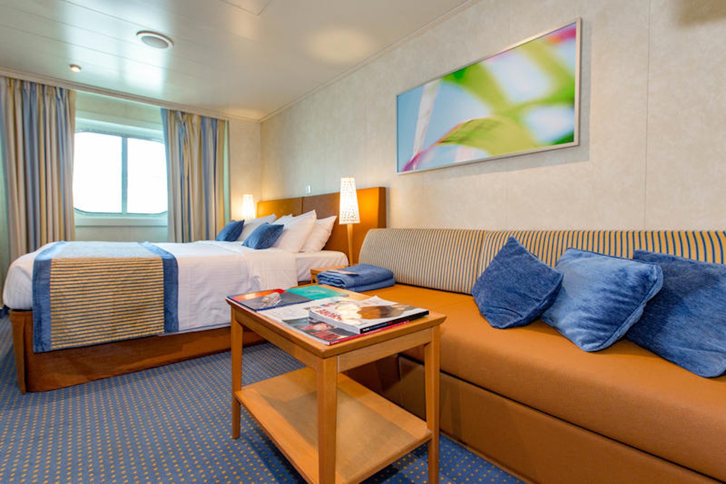 The Deluxe Ocean-View Cabin on Carnival Vista