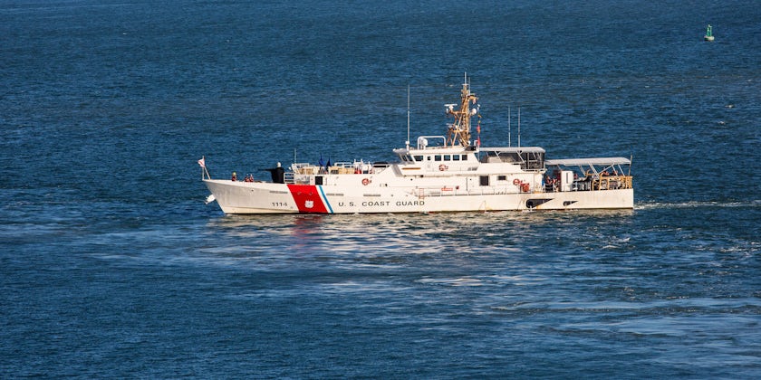 Coast Guard Navigating Near a Port of San Juan (Photo: Carlos Yudica/Shutterstock)