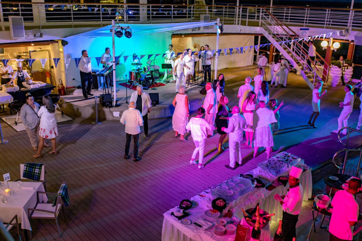 White Night Deck Party on Azamara Pursuit
