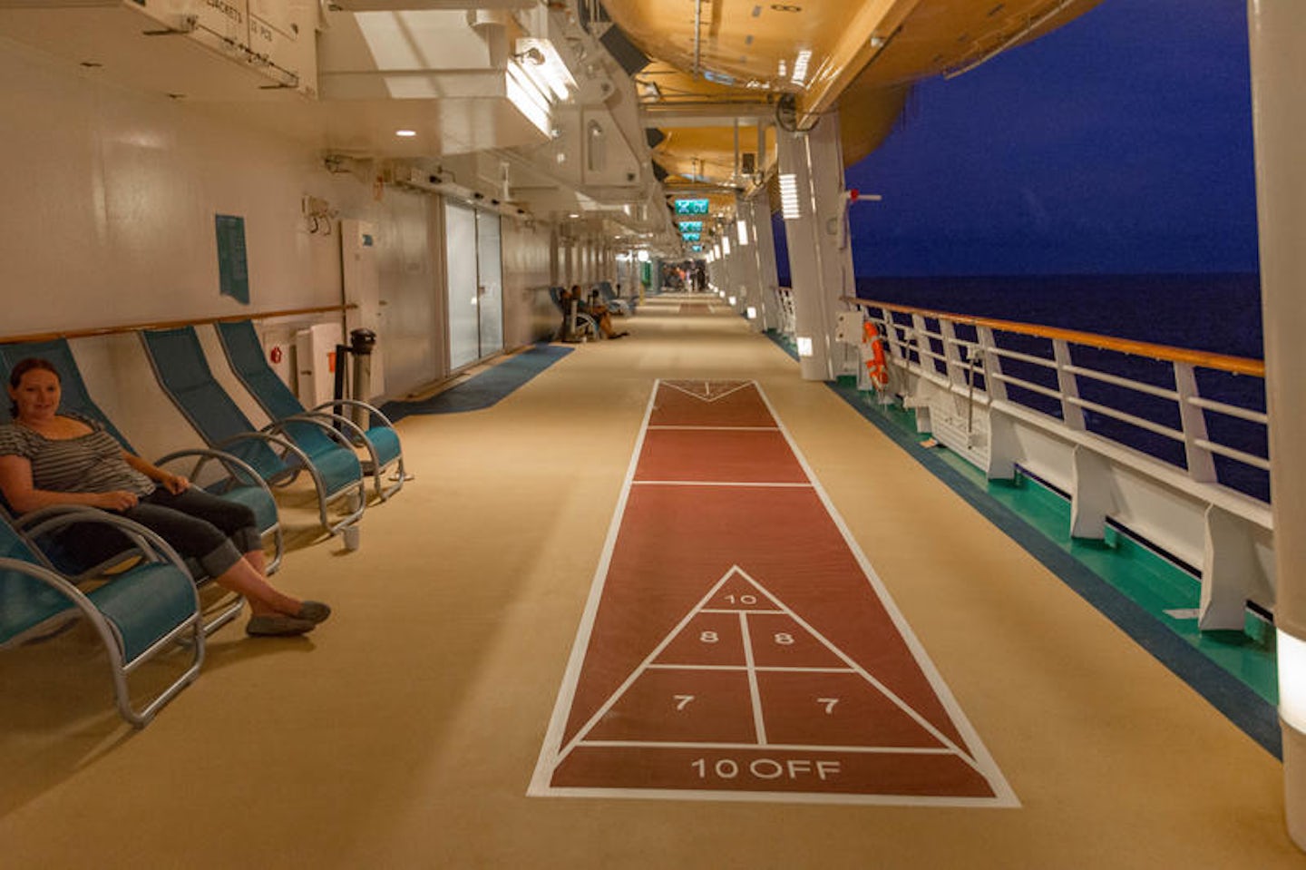 Shuffleboard on Mariner of the Seas