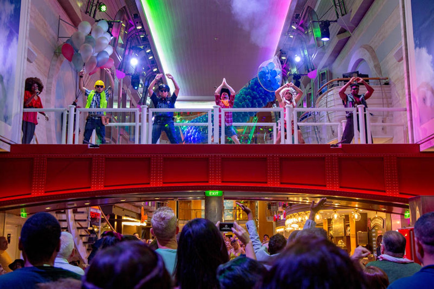 "Welcome Aboard" Party in the Royal Promenade on Mariner of the Seas
