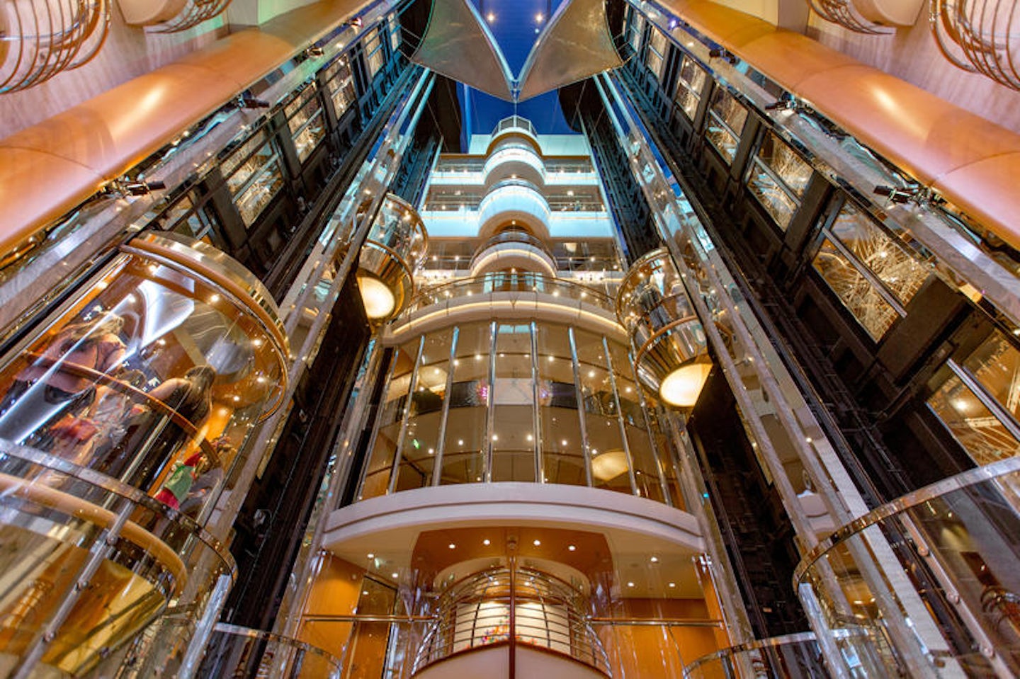 Elevators on Mariner of the Seas
