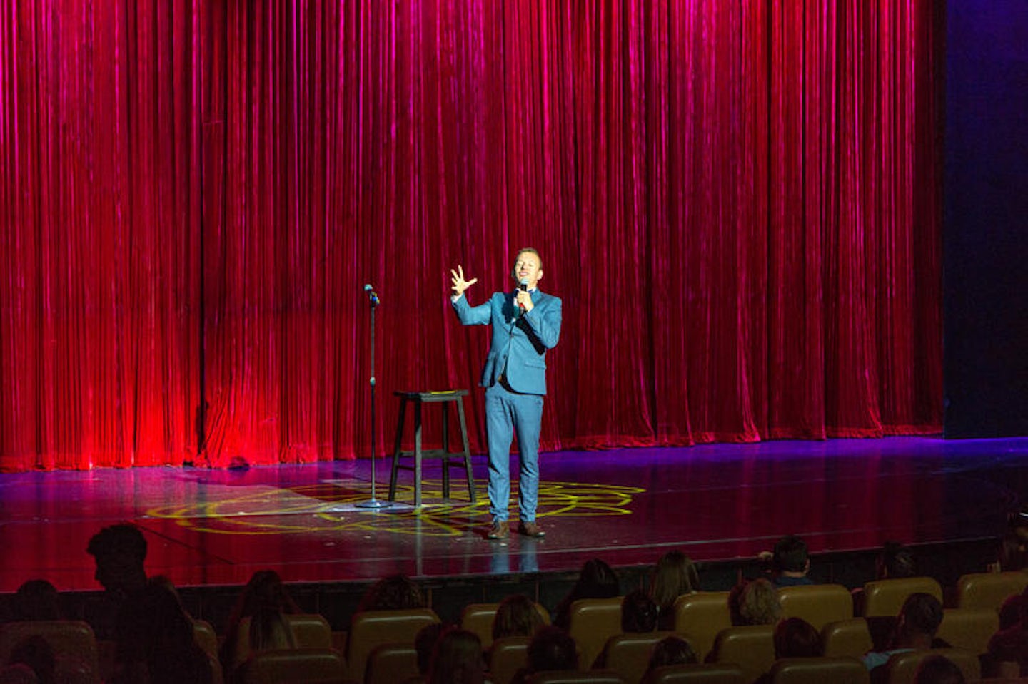 Comedy Show in the Royal Theater on Mariner of the Seas