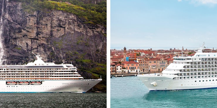 crystal cruises vs regent seven seas