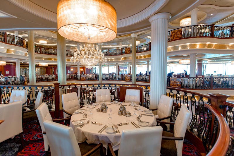 Main Dining Room on Royal Caribbean Mariner of the Seas Cruise Ship