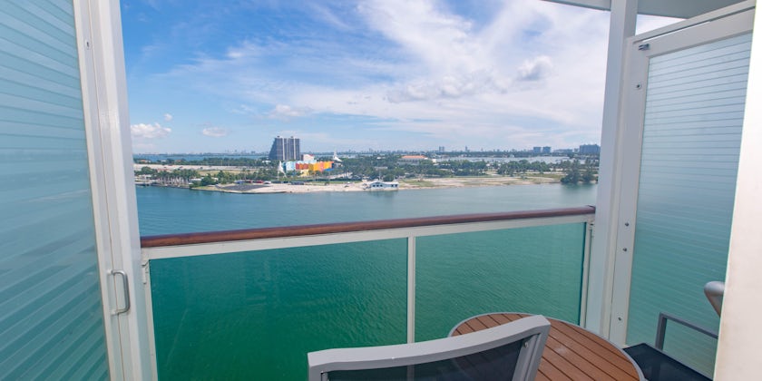 The Spacious Ocean-View Balcony Cabin on Mariner of the Seas
