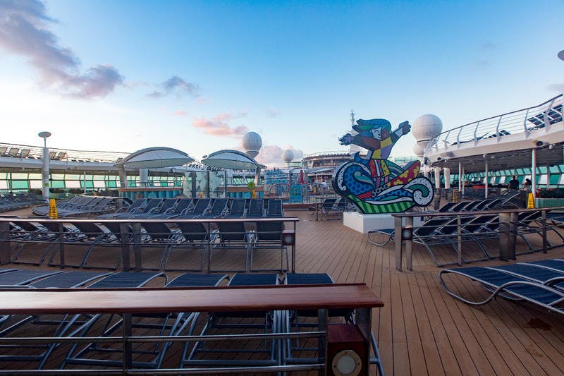 Main Pools on Royal Caribbean Mariner of the Seas Cruise Ship Cruise