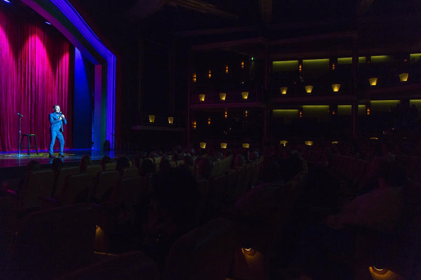 Comedy Show in the Royal Theater on Mariner of the Seas