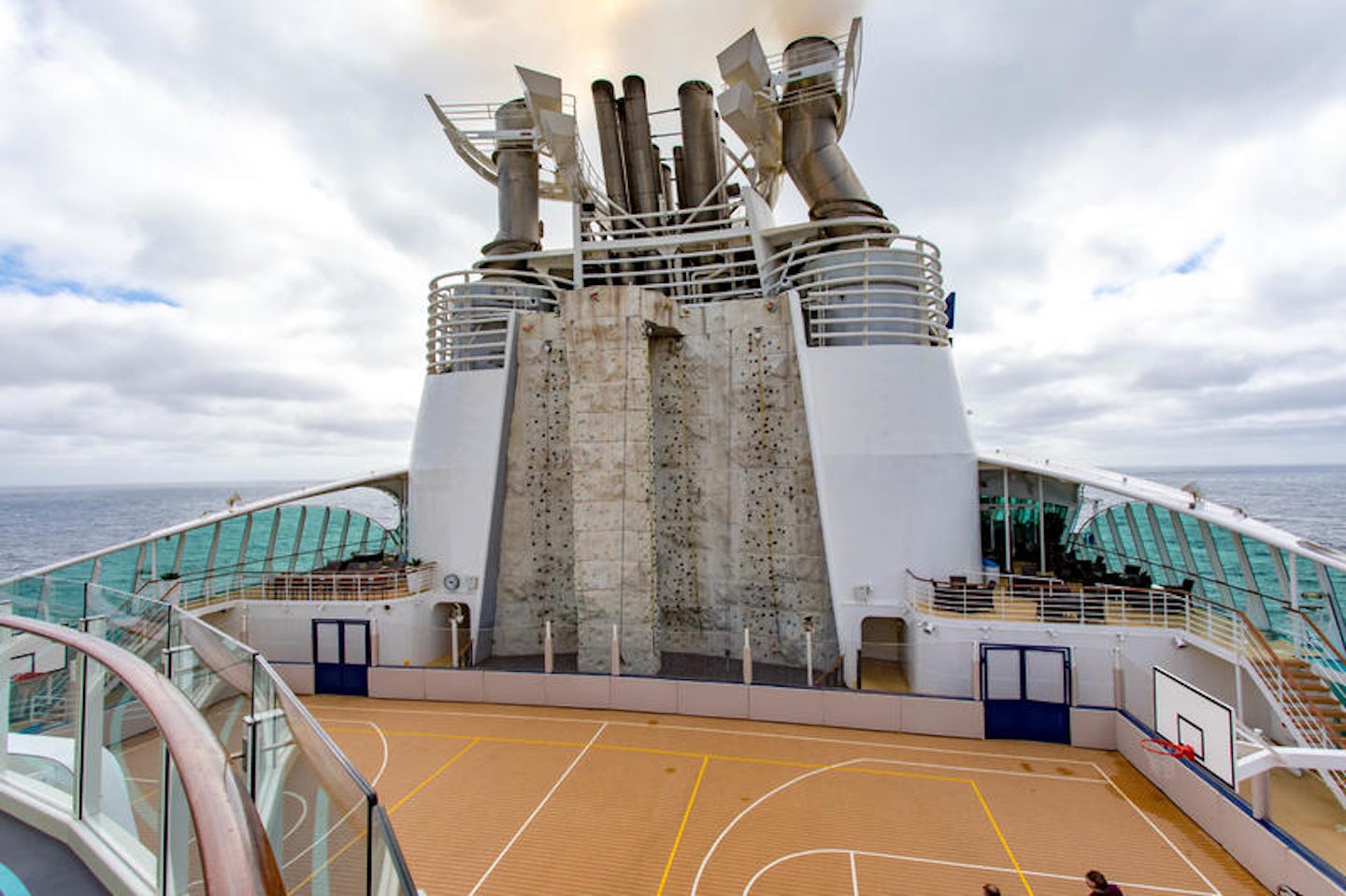 Rock Climbing Wall on Independence of the Seas