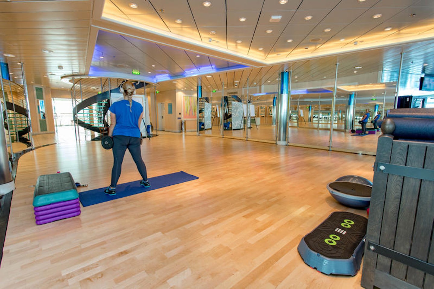 Aerobics Zone on Independence of the Seas