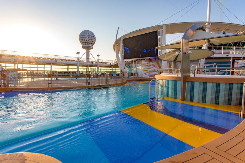 Main Pool on Royal Caribbean Independence of the Seas Cruise Ship